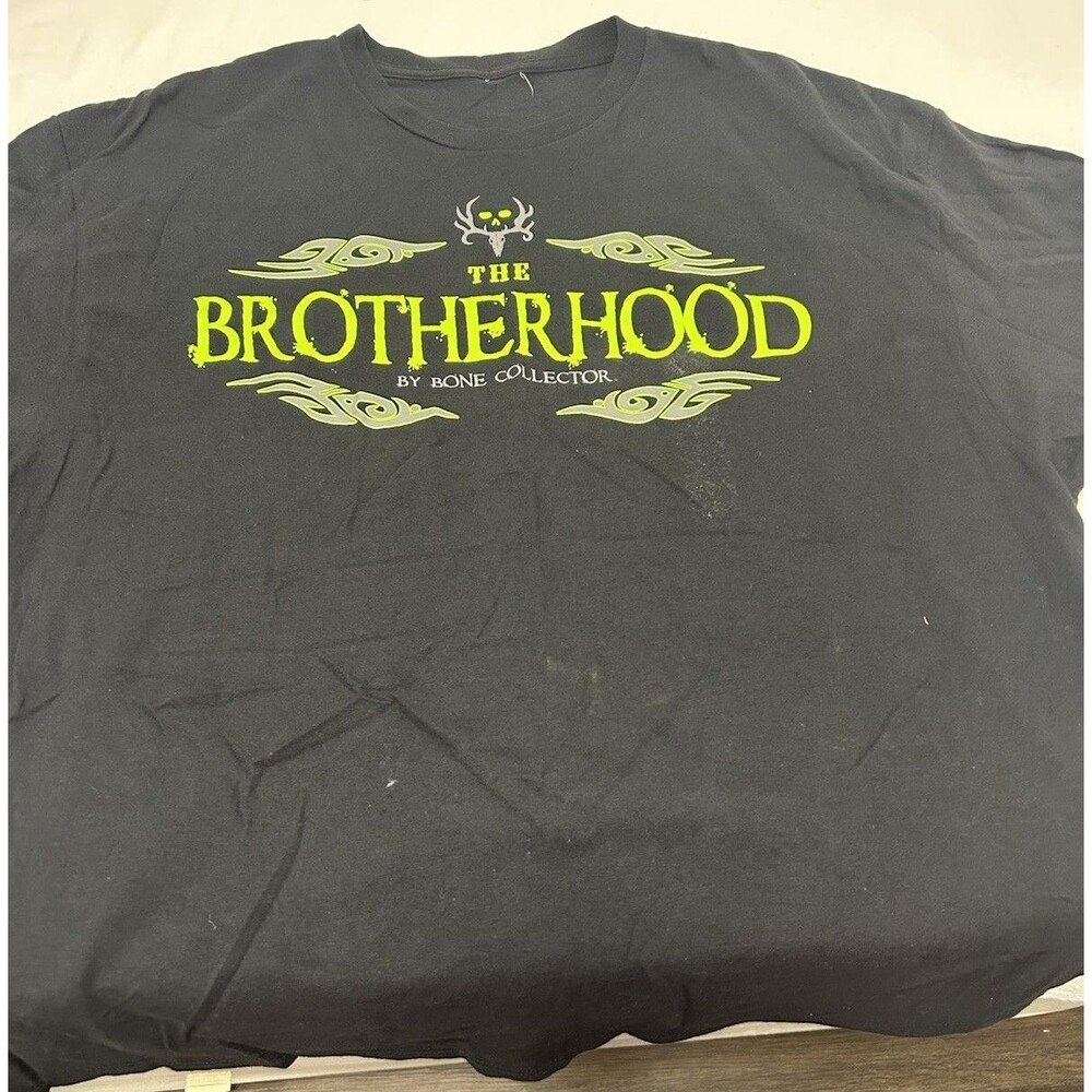 Bone Collector Men's Brotherhood Graphic T-Shirt 2XL Black